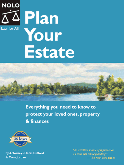 Title details for Plan Your Estate by Denis Clifford - Wait list